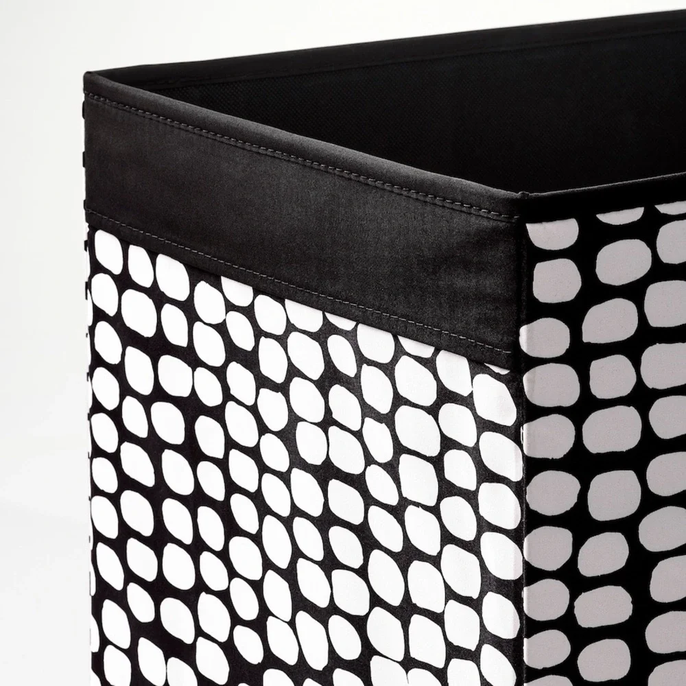 IKEA - DRONA Box Black/white 13x15x13
